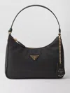 Prada Re-edition 2005 Mini Bag In Re-nylon And Saffiano In Black