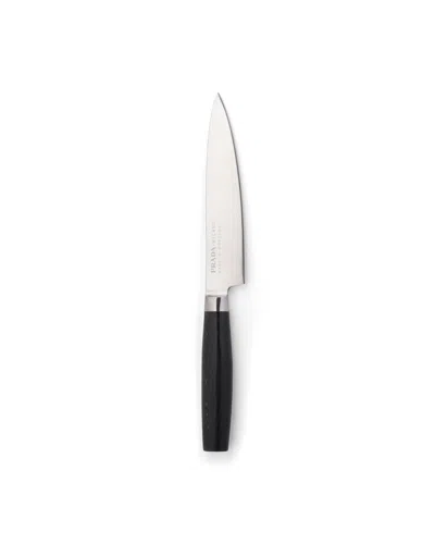 Prada Small Steel Kitchen Knife - Contemporary Knives In Black