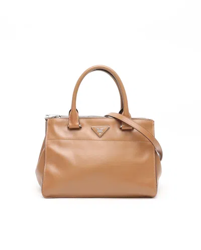 Prada Small Stitched Double-zip Galleria Tote Bag