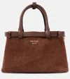 Prada Handtasche Mit Schnallendetail In Brown
