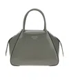 Prada Small Supernova Leather Tote Bag In Gray