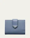 Prada Small Triangle Logo Flap Wallet
