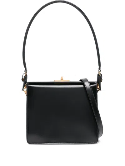 Prada Small Turn-lock Shoulder Bag In Black