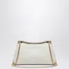 Prada Small Tumulte Leather Shoulder Bag In White