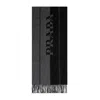 Prada Logo-jacquard Wool Scarf In Black