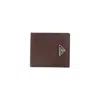 Prada Black Grained Calf Leather Billford Wallet