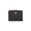Prada Calf Leather Wallet In Black