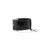 Prada Black Leather Wrist Strap In Black