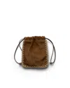 Prada Suede Smartphone Case In Brown