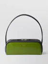Prada Borsa A Spalla In Pelle Verde Donna