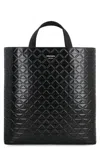 Prada Men's Smooth Leather Tote Bag In Black