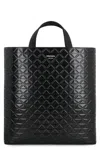 Prada Men's Smooth Leather Tote Bag In Nero