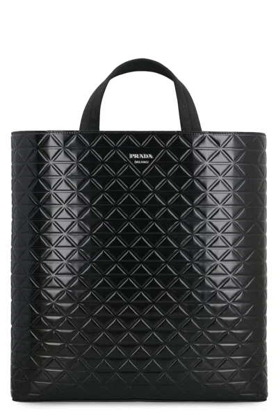 PRADA SMOOTH LEATHER TOTE BAG