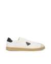 Prada Lane Leather Low-top Sneakers
