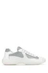 Prada Brogue Shoes Men White In Gray