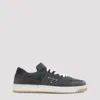 Prada Sneakers Downtown In Re-nylon And Gray Suede Men In Gray