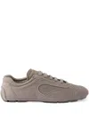 Prada Montecarlo Re-edition 2005 Suede Sneakers In Gray