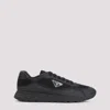 Prada Sneakers Prax 2.0 In Black Fabric And Mesh Men In Black