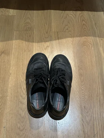 Pre-owned Prada Sneakers In Black