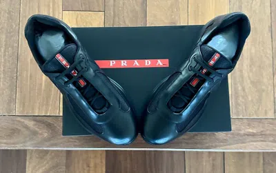 Pre-owned Prada Sneakers In Black