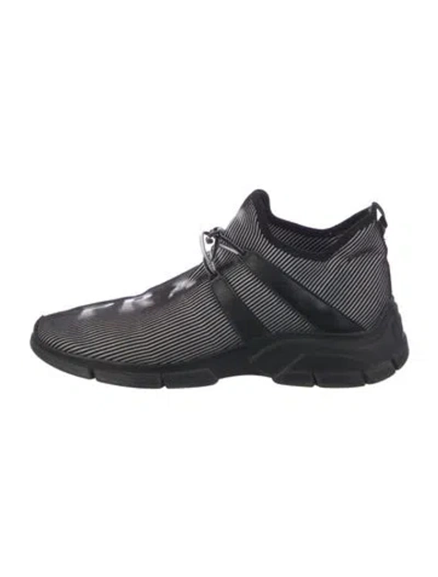 Pre-owned Prada Sneakers In Black