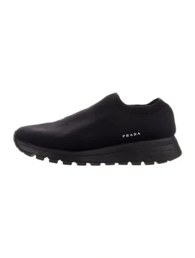 Pre-owned Prada Sneakers In Black