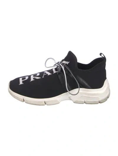 Pre-owned Prada Sneakers In Black