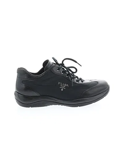 Pre-owned Prada Sneakers In Black