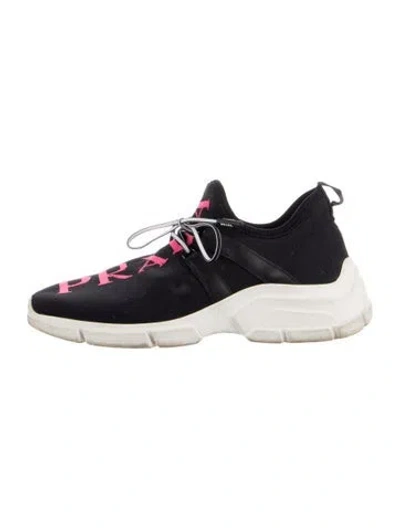 Pre-owned Prada Sneakers In Blue