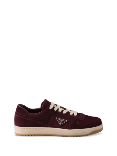 PRADA PRADA SNEAKERS BORDEAUX