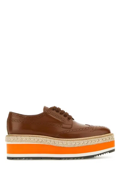 Prada Trainers In Brown