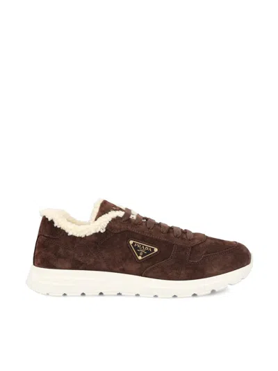 Prada Sneakers In Brown