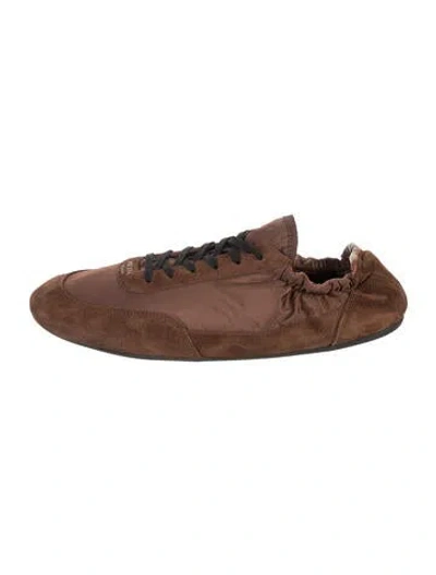Pre-owned Prada Sneakers In Brown