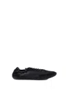 Diesel Prada Sneakers Collapse In Re-nylon And Suede In Black