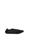 Prada Collapse Re-nylon And Suede Elasticized Sneakers In Nero