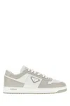 Prada Sneakers Downtown In Pelle Bicolor Uomo