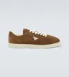 Prada Cotton Sigaro Sneakers In Braun
