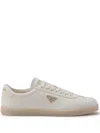 Prada Leather Sneakers In Nude & Neutrals