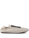 Prada Collapse Re-nylon Sneakers Aus Wildleder In Neutrals