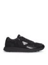 Prada Sneakers Prax 2.0 In Black Fabric And Mesh Men In Black