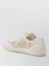 Prada Sneakers Perforated Design Round Toe Rubber Sole In Multi