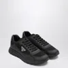 Prada Sneakers Prax 2.0 In Black Fabric And Mesh Men In Black