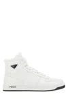 Prada Sneakers In Pelle Bianca   Uomo In White