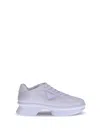 Prada Leather Sneakers In White