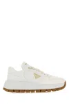 Prada Nappa Leather Prax 01 Low-top Sneakers In White