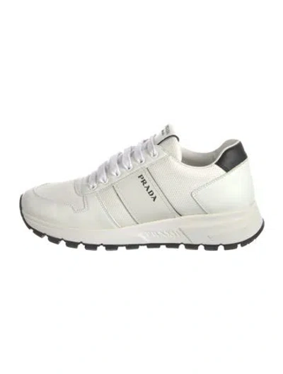 Pre-owned Prada Sneakers In White