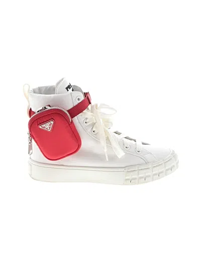 Pre-owned Prada Sneakers In White