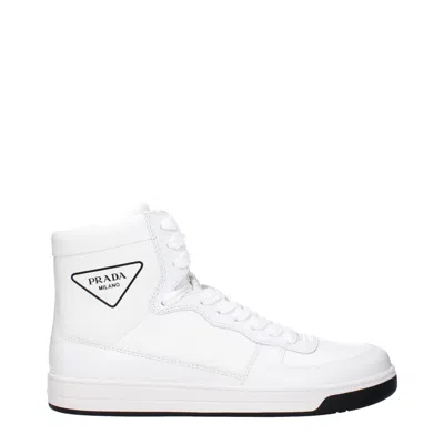 Prada Sneakers White Leather Man