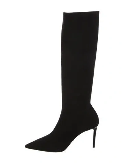 Pre-owned Prada Sock Boots In Black