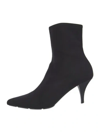 Pre-owned Prada Sock Boots In Black